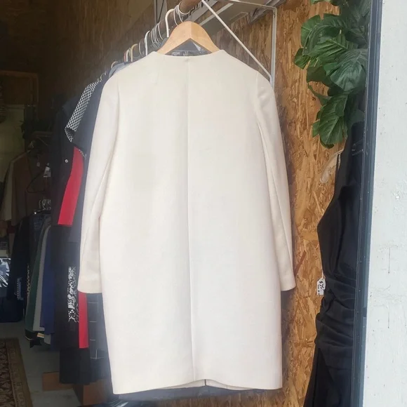 J. Crew Cream Zip-Up Jacket - Picture 5 of 6